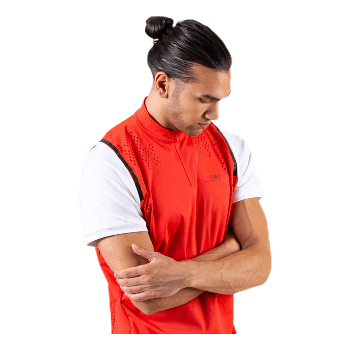 ASMC Zipper Tee White/Red