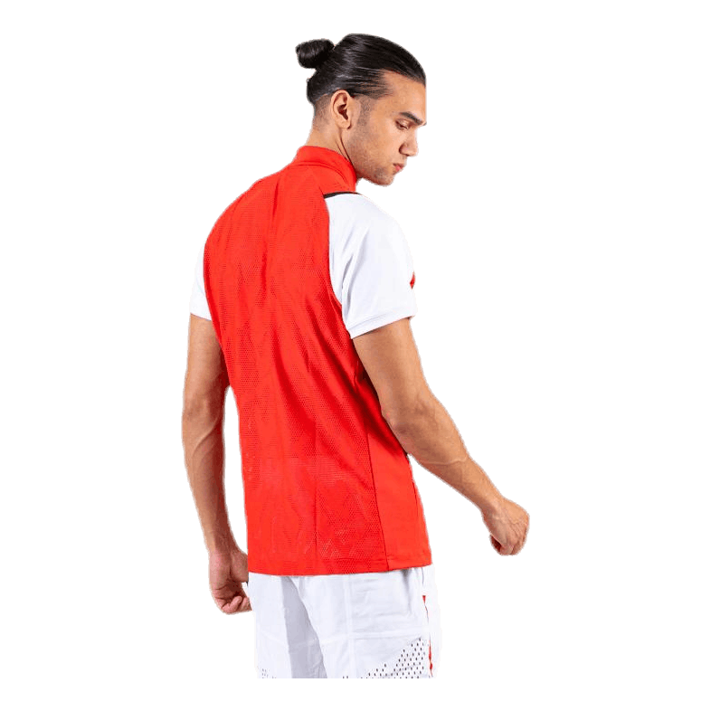 ASMC Zipper Tee White/Red