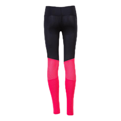 Girls Colour Block Tights Pink/Black