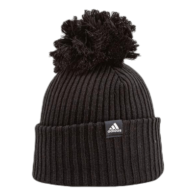 Fat Brim Beanie Black