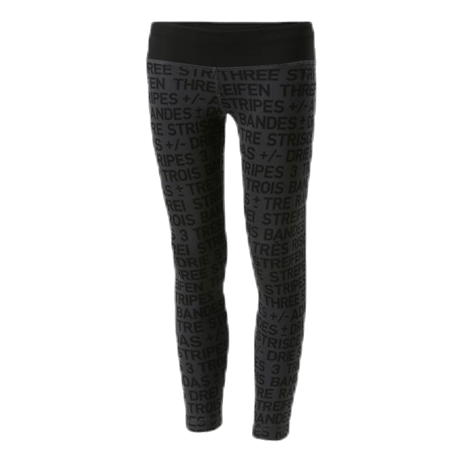 Girls Brand Tights Black