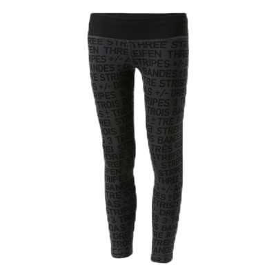 Girls Brand Tights Black