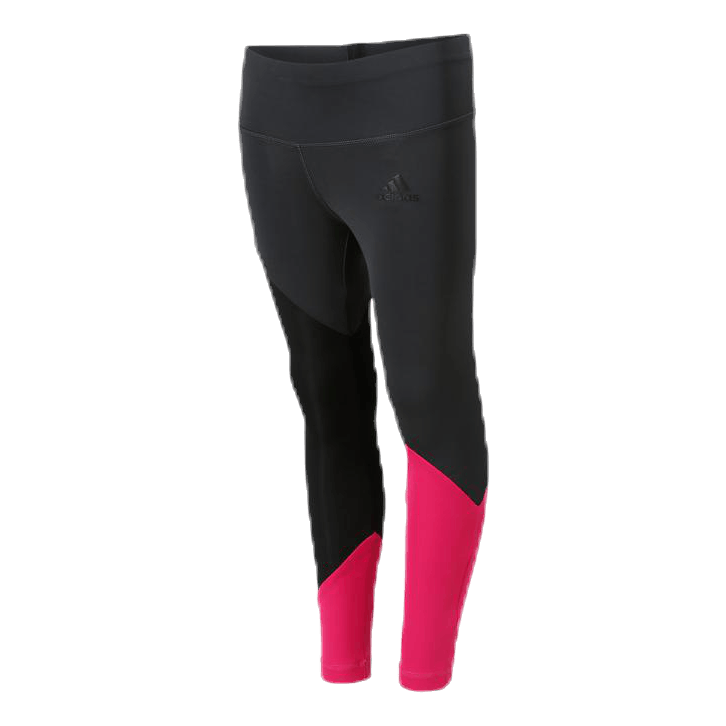 Girls Colour Block Tights Pink/Black