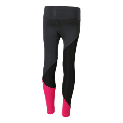 Girls Colour Block Tights Pink/Black