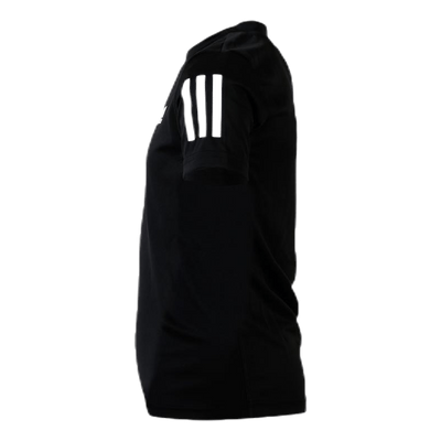 Club 3 Stripes Tee Youth Black