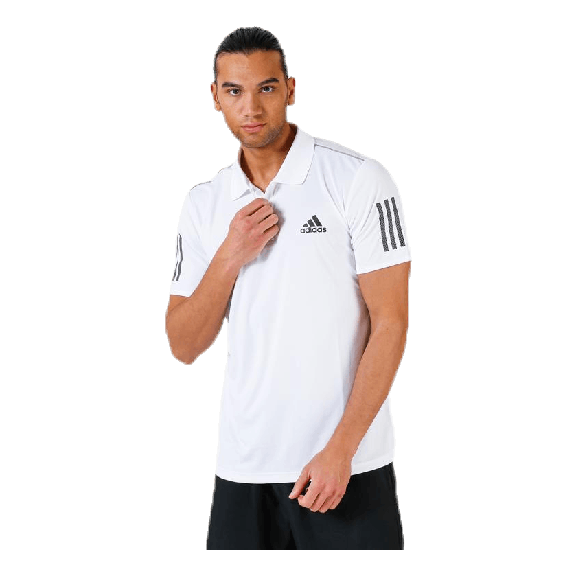 Club 3 Stripes Polo M White