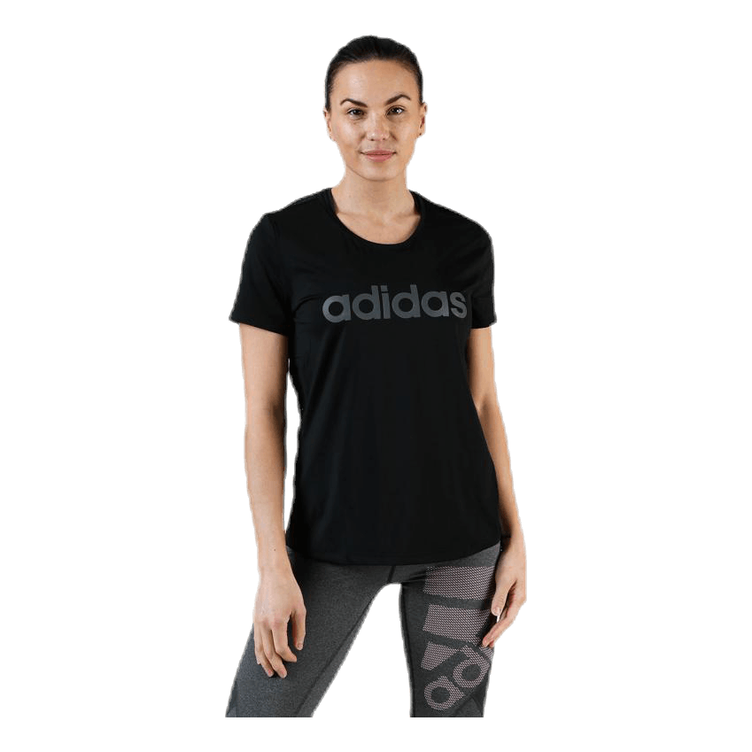 Women D2M Logo T-Shirt Black / Grey Six