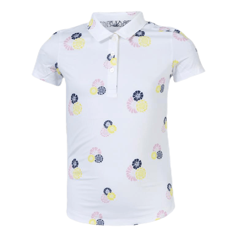Girls Blossom Polo White