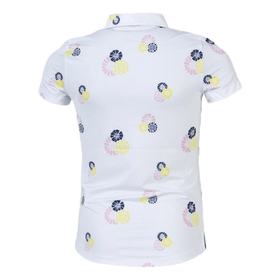 Girls Blossom Polo White