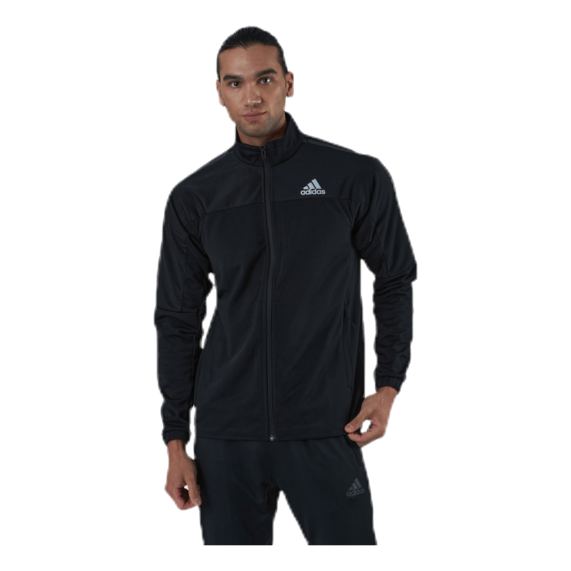 3 Stripes Knit Jacket Black