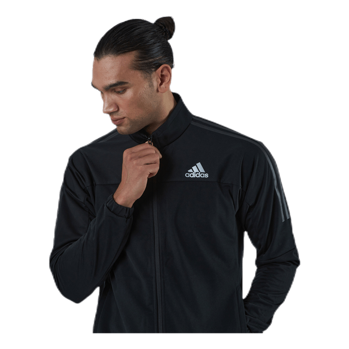 3 Stripes Knit Jacket Black