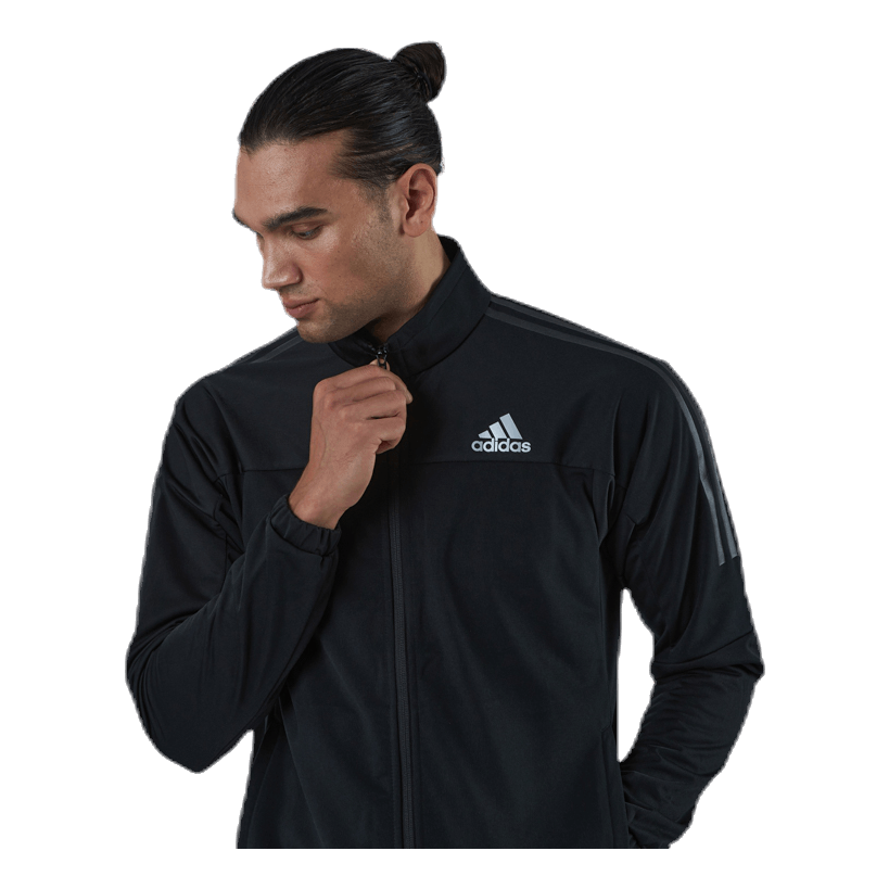 3 Stripes Knit Jacket Black