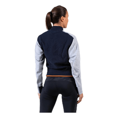 W VRCT JKT HB Blue/Grey