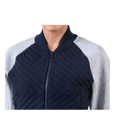 W VRCT JKT HB Blue/Grey
