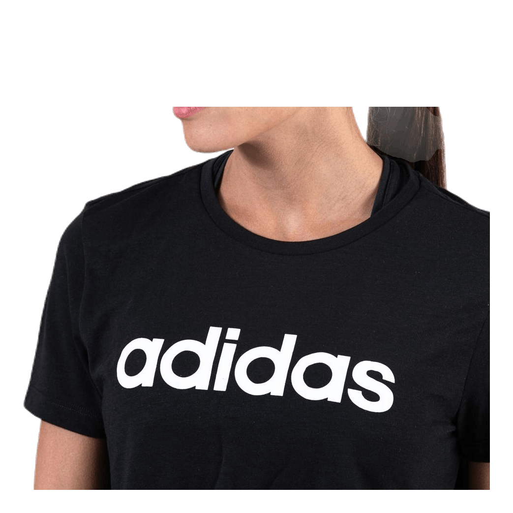 D2M Crop Tee White/Black