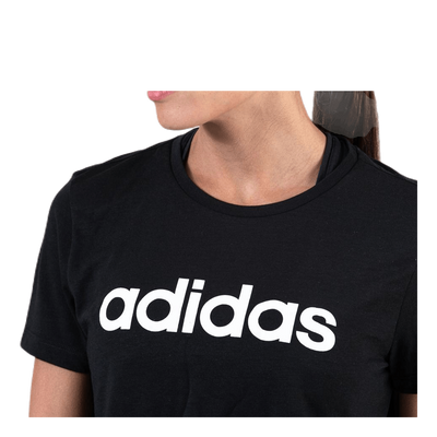 D2M Crop Tee White/Black