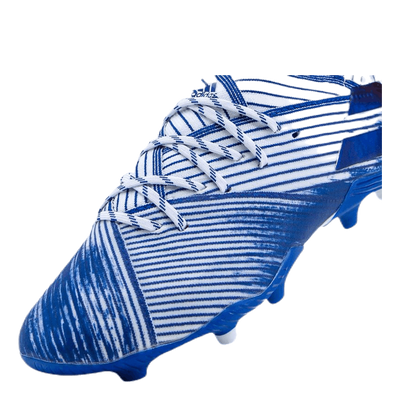 Nemeziz 19.1 Firm Ground Boots Cloud White / Royal Blue / Royal Blue