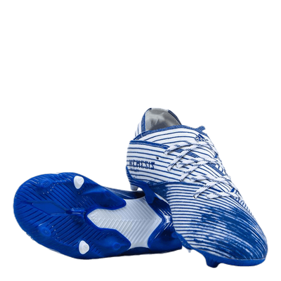 Nemeziz 19.1 Firm Ground Boots Cloud White / Royal Blue / Royal Blue