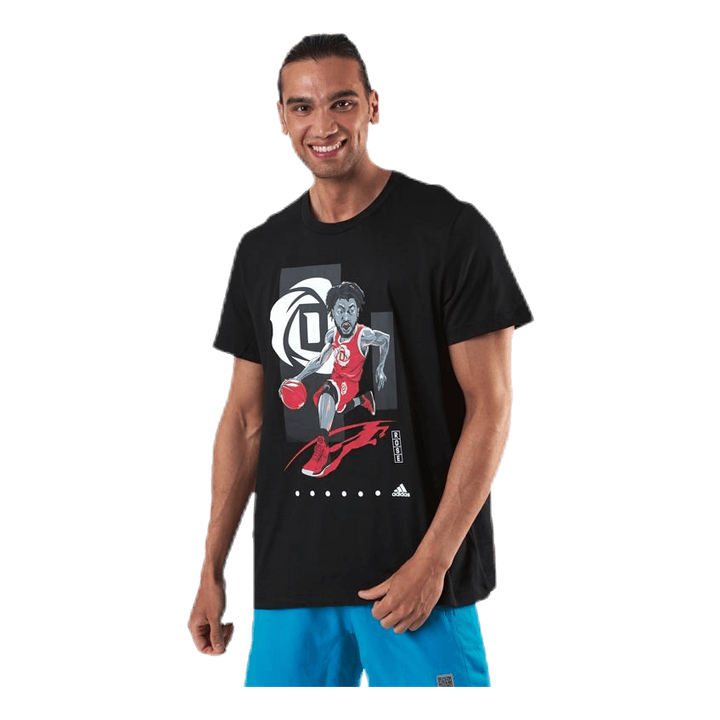 Rose GU Tee Black