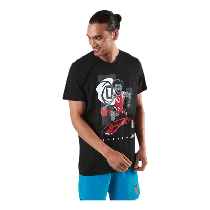 Rose GU Tee Black