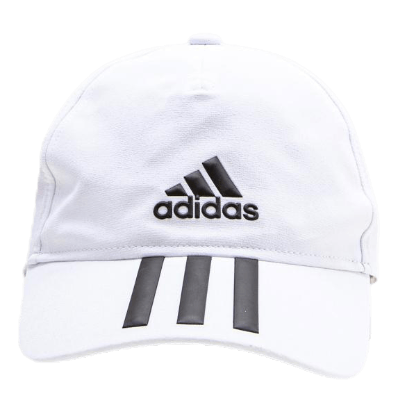 Baseball 3 Stripes Cap White/Black