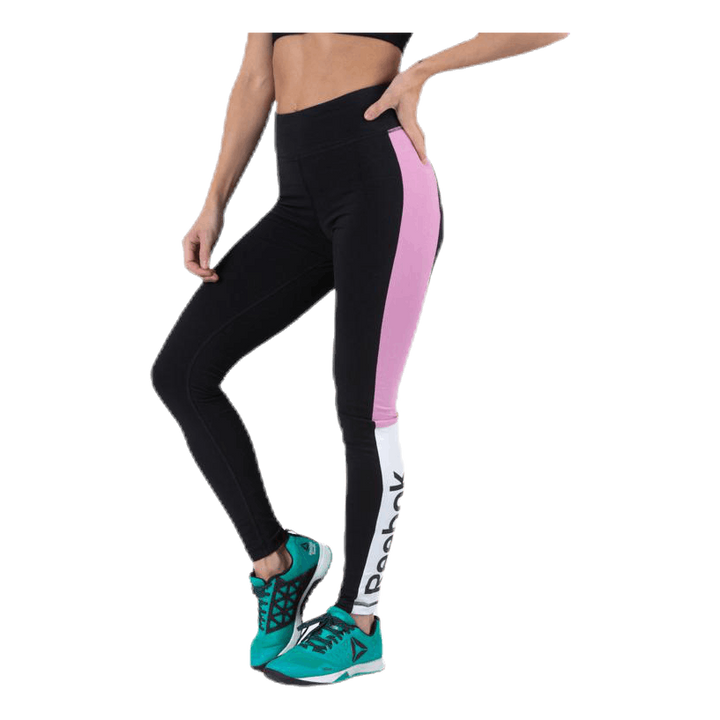 Te Linear Logo Legging Blue/Pink