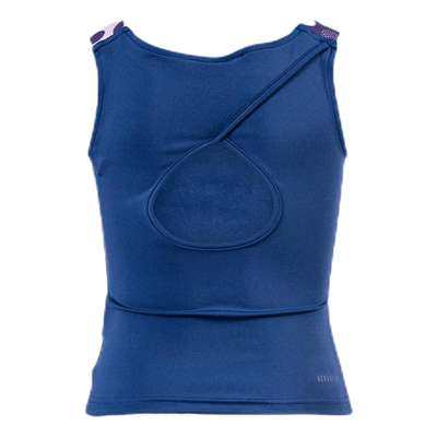 Girl Keyhole Tank Blue