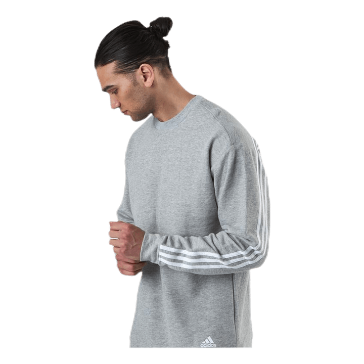 Mh Lw Ft Crew White/Grey