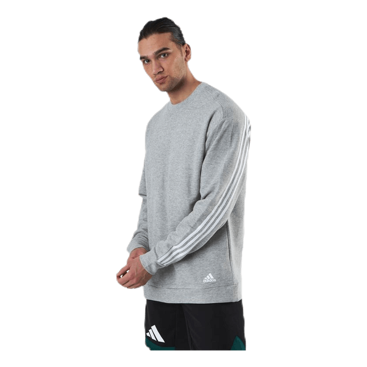 Mh Lw Ft Crew White/Grey
