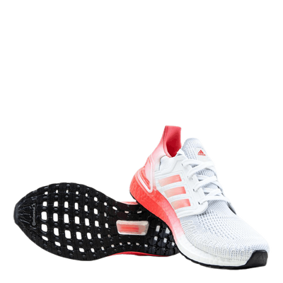 Ultraboost 20 Shoes Cloud White / Signal Pink / Signal Pink / Coral