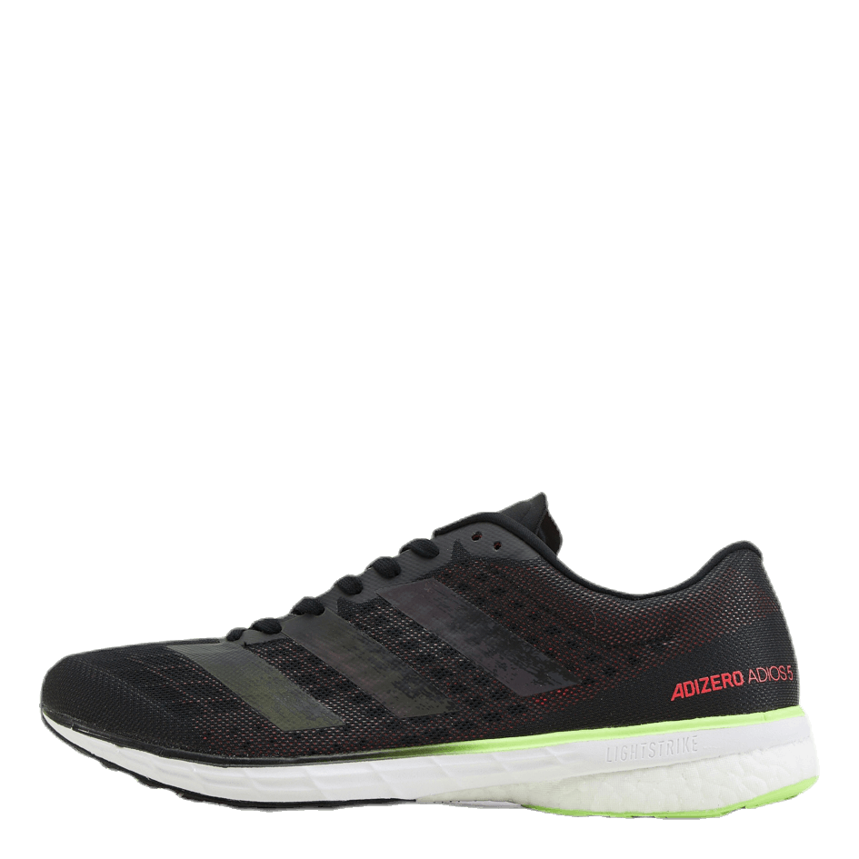 Adizero Adios 5 Shoes Core Black / Core Black / Signal Green