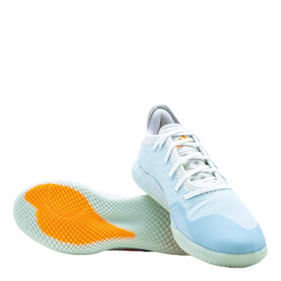 Adizero Fastcourt Handball Shoes Sky Tint / Cloud White / Signal Orange