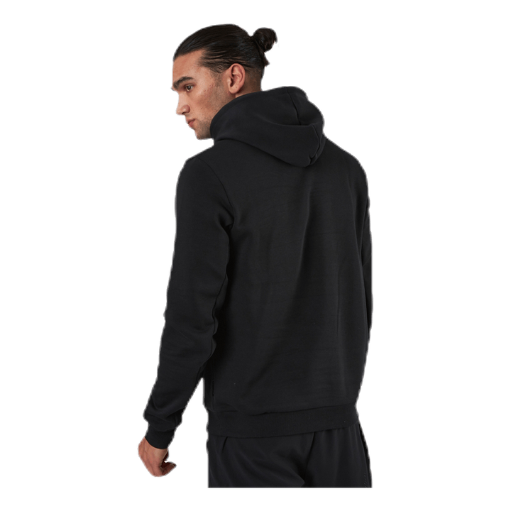 Mens Badge Of Sport Fleece Hoodie Black