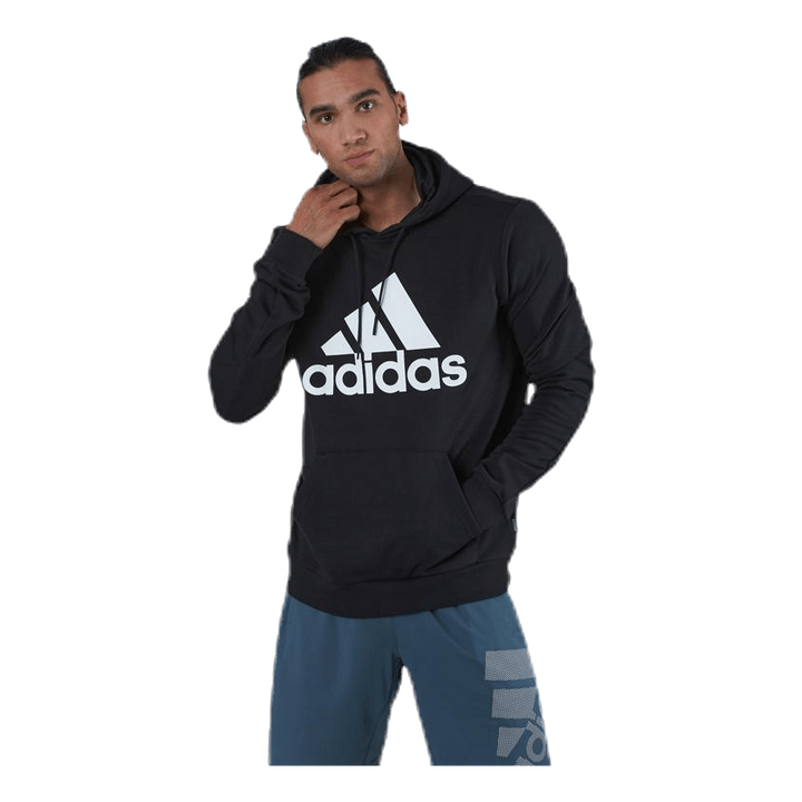 Mens Badge Of Sport  French Terry Hoodie Black