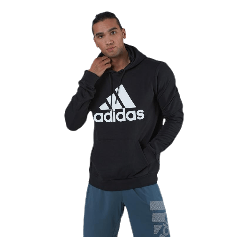 Mens Badge Of Sport  French Terry Hoodie Black