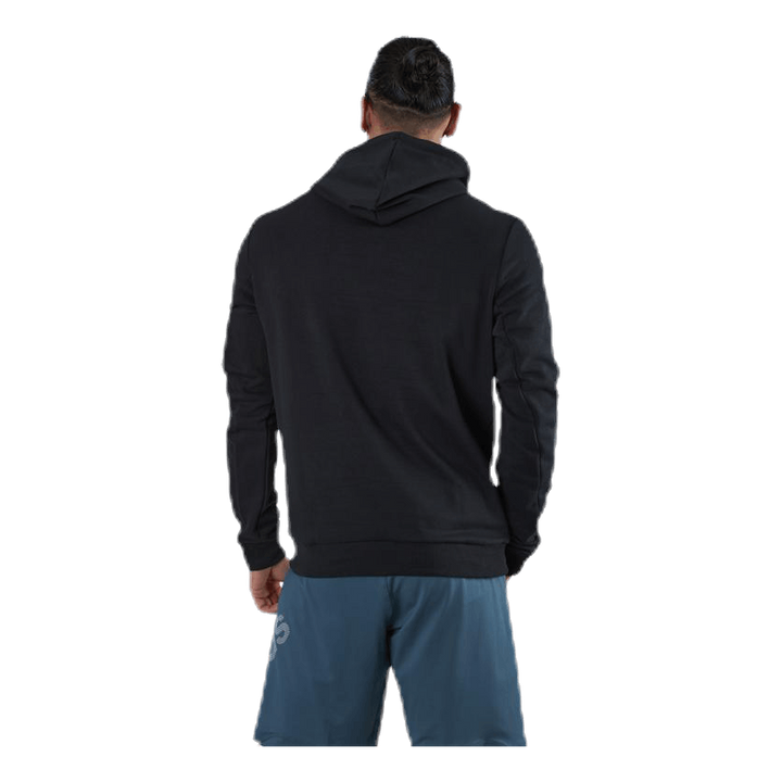 Mens Badge Of Sport  French Terry Hoodie Black
