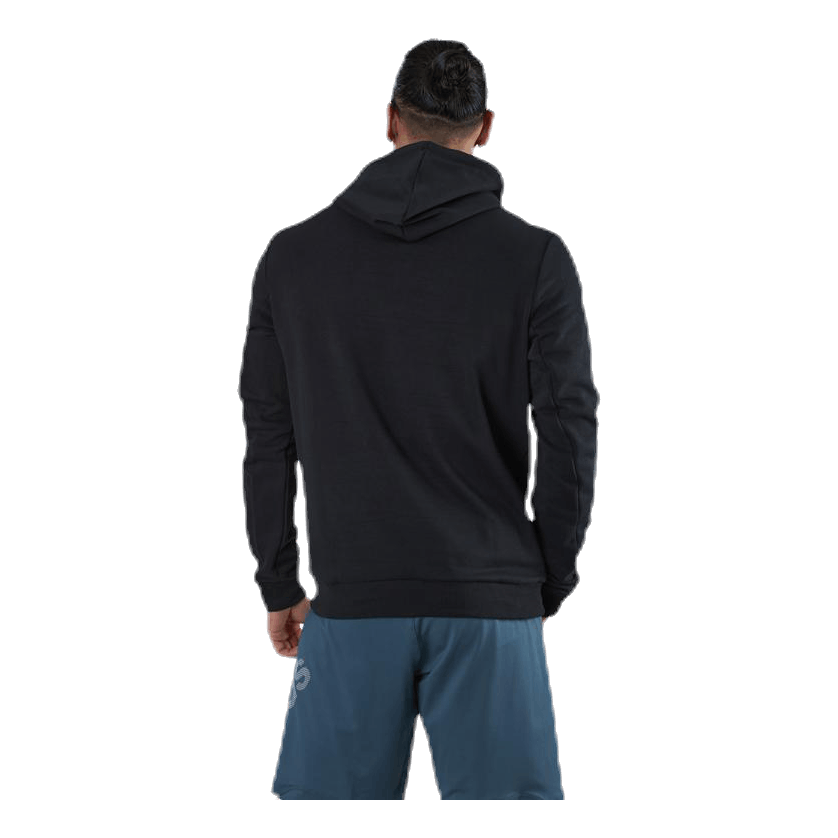 Mens Badge Of Sport  French Terry Hoodie Black