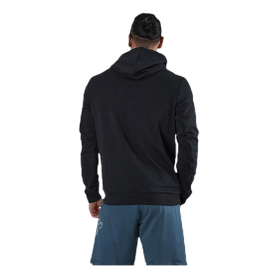 Mens Badge Of Sport  French Terry Hoodie Black