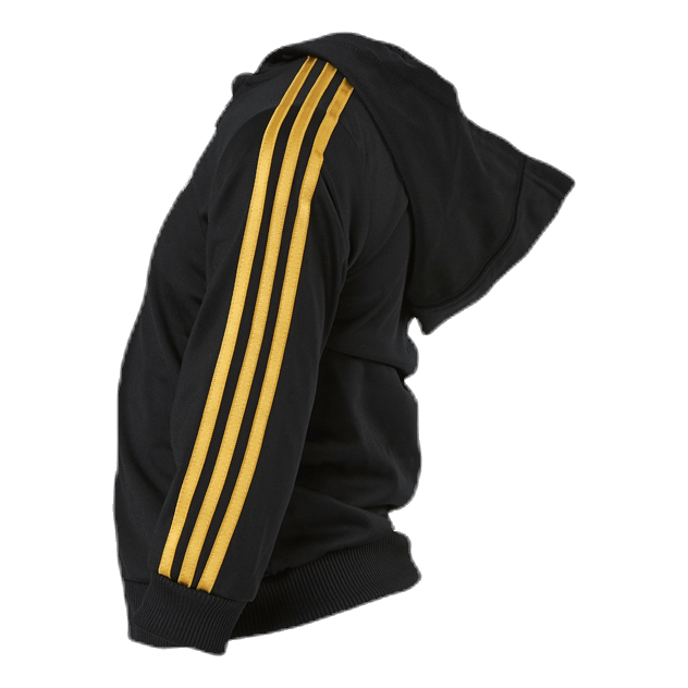 Shiny Hooded Jogger Set Infant Black Gold adidas Runforest