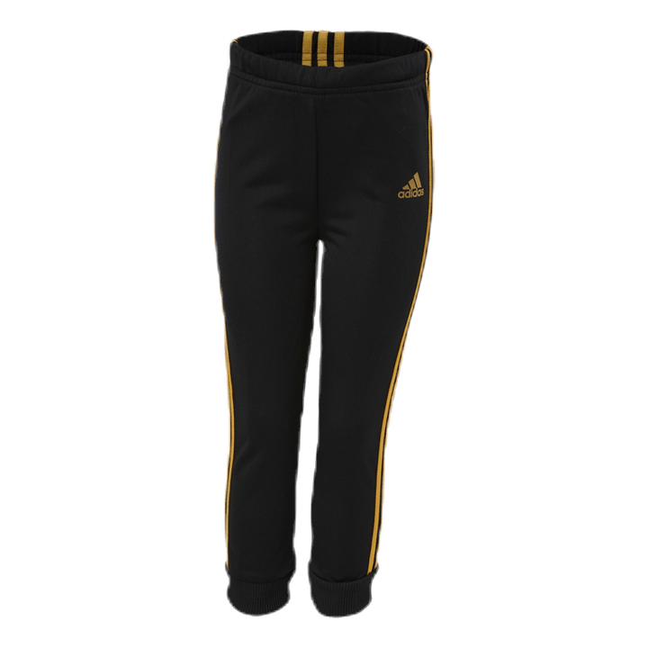 Shiny Hooded Jogger Set Infant Black Gold adidas Runforest
