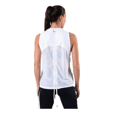 Metal Splash Adjustable Tank White