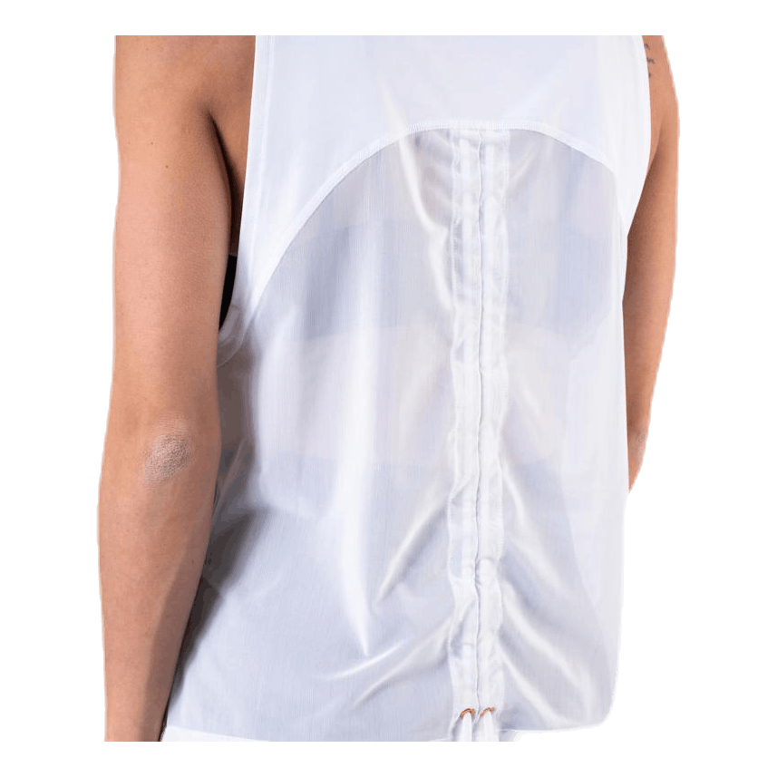 Metal Splash Adjustable Tank White