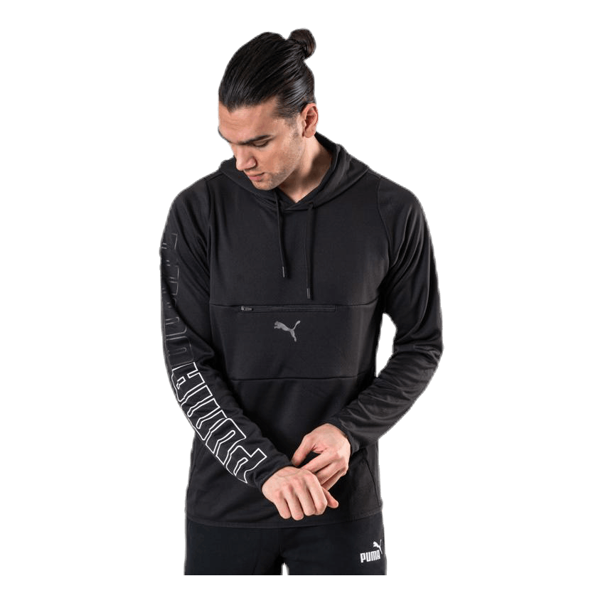 Power Knit Hoodie Black