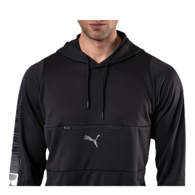 Power Knit Hoodie Black