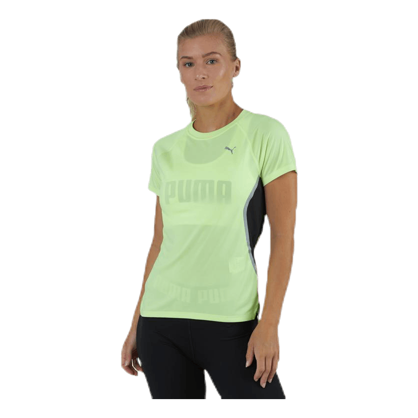 Run Lite Laser Cat SS Tee Yellow