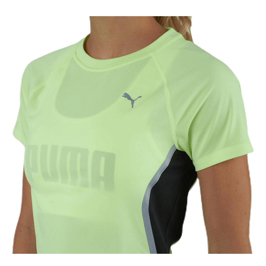 Run Lite Laser Cat SS Tee Yellow