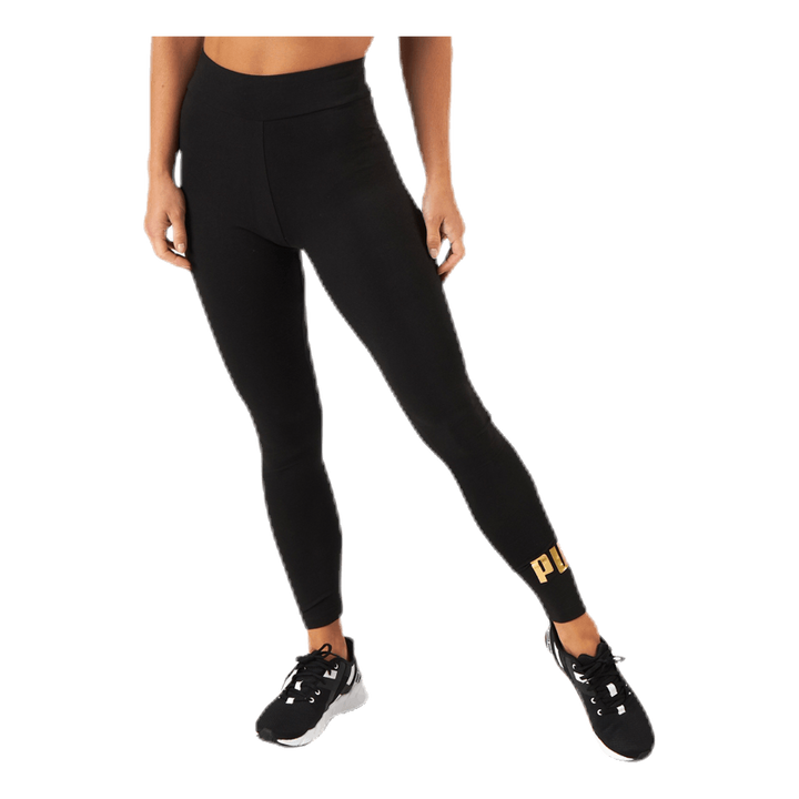 ESS Logo Leggings Black/Gold