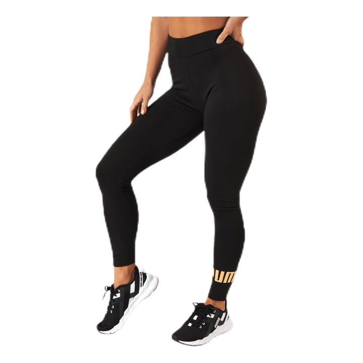 ESS Logo Leggings Black/Gold