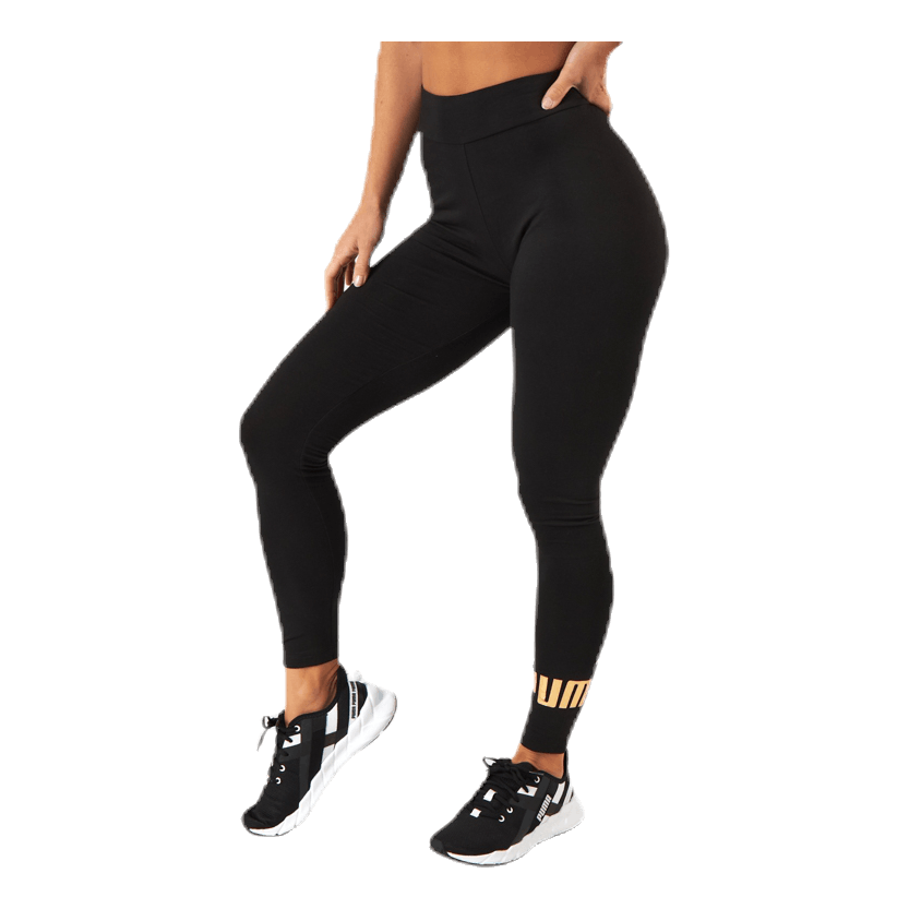 ESS Logo Leggings Black/Gold