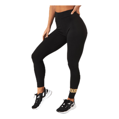 ESS Logo Leggings Black/Gold